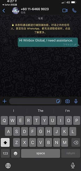 Contact us on Whatsapp