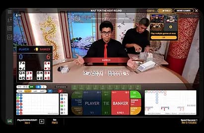 Playtech Mini Baccarat game