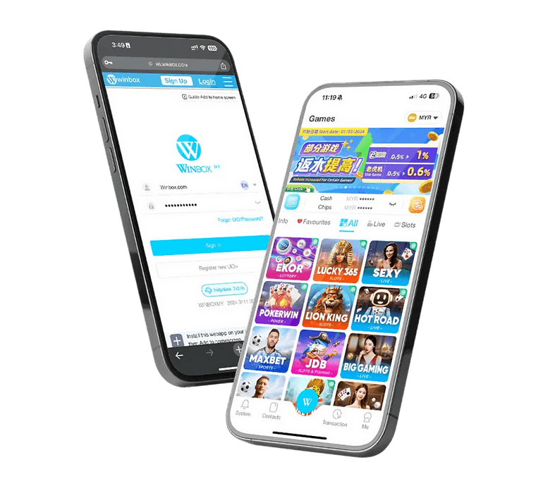 Winbox iOS app preview
