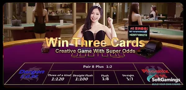 AG Asia Gaming Live Win Three Cards game icon