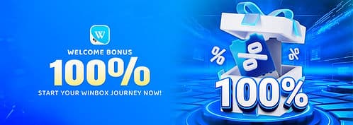 100% Welcome Bonus banner
